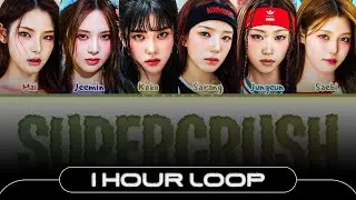 [1 HOUR] izna Supercrush Lyrics (Color Coded Lyrics)