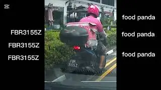 Foodpanda!!: Reckless Riding Incident Report &ndash; Rider Plate No. FBR3155Z