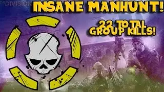INSANE MANHUNT! (22 Kills) The Division [PC]