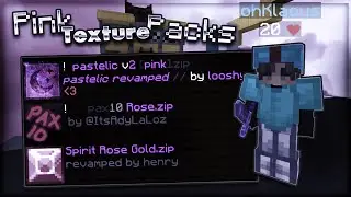 The BEST Pink Texture Packs for Minecraft PVP (Bedwars/Skywars + 1.8.9)