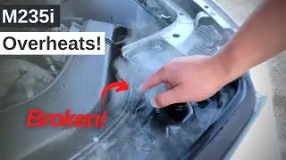 MY BMW COOLANT HOSE BLOWS UP - M235i Overheating Issue...