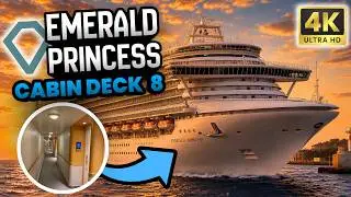 Emerald Princess Cabin Deck 8 | Tall Man's Cruise Adventures