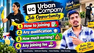 Urban Company Job 2025 | How to Join? Qualification, Earnings & Fees Explained in Telugu 