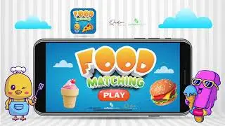 Teach Kids about Food Items in this Match Food items Game for Kids and Toddlers to learn about food