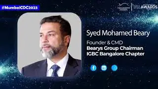 Syed Mohamed Beary talks about Datacenters & Sustainability at #MumbaiCDC2023