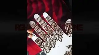 Simple Floral Arabic Mehndi Design | Easy for Practice