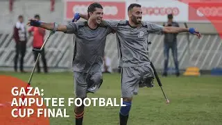 Gaza holds amputee football cup final