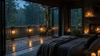 Soft Heavy Rain Sounds for Deep Sleep 🌧️ | Gentle but Intense Rain, Anxiety Relief, 3 Hours