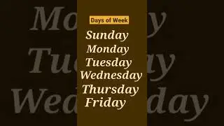 #daysofweek #daysoftheweek #kidslearning #kidsgyan #kidsactivities #shorts