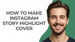 How To Make Instagram Story Highlight Cover - GUIDE!