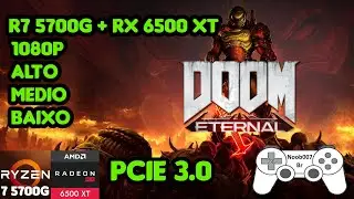 RX 6500 XT | RYZEN 7 5700G | BENCHMARK | DOOM ETERNAL | 16GB RAM