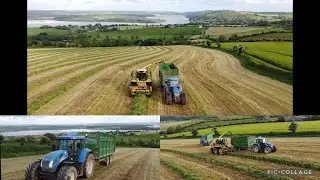 SILAGE 2021 ~ with Slieverue agri . Using ~ NEW HOLLAND FX58