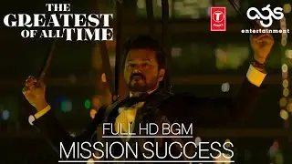 The GOAT (Greatest of All Time) BGM - Mission Success | GOAT Mission BGM (with English Lyrics)|Vijay