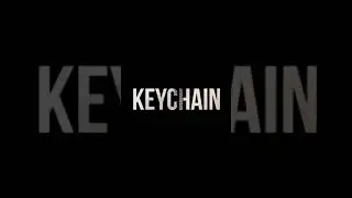 old keyboard key use DIY Nameplate and Keychain made