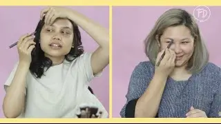 No Mirror Makeup Challenge - Female Daily Edition