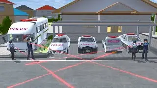 All Police Cars Collection 🚓🚔 at Girl House 🏡 Sakura School Simulator 