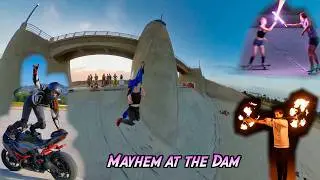 Mayhem at Sepulveda Dam