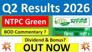 NTPC Green Energy Q2 results 2026 | NTPC Green results today | NTPC Green Energy Share News today