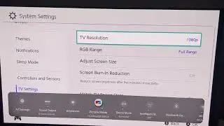Best video output settings for Nintendo Switch