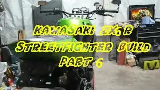 streetfighter project mirrors gear changer lever repair fly screen mounting