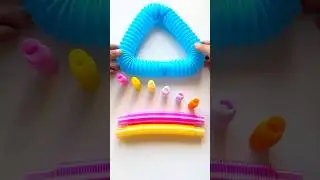 Creating Calm POP Tube | DIY ASMR Therapy #asmr #satisfyingvideos #relaxing #oddasmr #creative