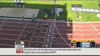 Christophe Lemaitre bat le record de France du 100 m&egrave;tres : 9 sec 92 - Le Figaro