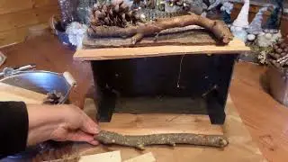DIY/ NOSTALGIE   Deko BASTELN  aus EIERKARTONS  & Obstkisten/ UPCYCLING pur