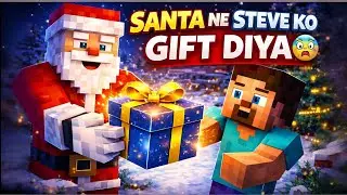 SANTA NE STEVE KO GIFT DIYA 😱 | Minecraft Story hindi 