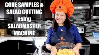 CONE CUTTING SAMPLES & SALAD CUTTING USING SALADMASTER MACHINE