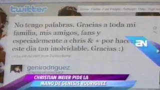 Boda de Christian Meier con Genesis Rodriguez