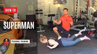 SUPERMAN EXERCISE | Strengthen Your BACK & CORE