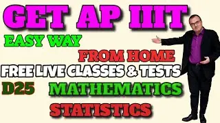AP IIIT  2020 online Class | Online NTSE Coaching /AP IIIT Maths Stat