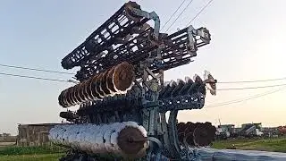 Дисковая борона LEMKEN RUBIN 9 2015 год экспресс обзор Дениса Пудан
