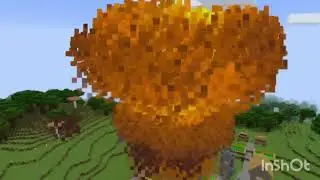 Atomic bomb explosion in village 13 - accident animation