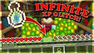 MINECRAFT INFINITE XP GLITCH BEST TUTORIAL!!!