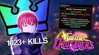 [TRAITS] 1023+ Kills Strat | Anime Crusaders Tournament #12