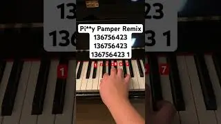 By Pierre Borne/Playboi Carti // ig: jessnotes123 #piano #pianomusic #pianotutorial #mama #nicki