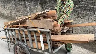 Don't give up on this amazing idea! Effective way to recycling old wood that many people don't know.