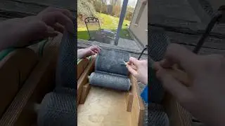 148 🐏 Trommelkarde reinigen. Cleaning drumcarder