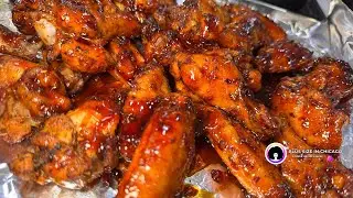 Whiskey Glaze Chicken Wings Recipe | TGI Fridays | Game Day Party Food and Appetizers
