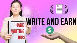 Easy Hand Writing Jobs without Investment