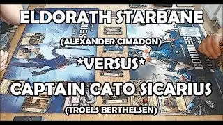 Eldorath Starbane versus Captain Cato Sicarius - Warhammer 40,000: Conquest
