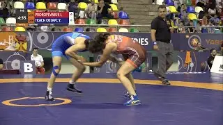 1/8 WW - 62 kg: I. PROKOPEVNIUK (UKR) v. Y. TKACH OSTAPC (UKR)