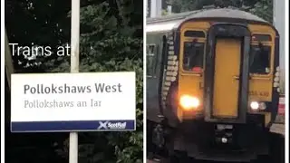 Trains at Pollokshaws West (13th September 2021)