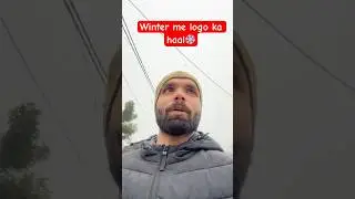 Winter me logo ka haal ❄️🏋️ #gym #motivation #rehlifts #winter #fitness #walk #running