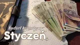 Budżet STYCZEŃ 2024 | pierwsze ładowane kopert w tym roku | KOPERTY STYCZEŃ 2024