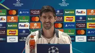 Courtois previews Arsenal - Real Madrid champions league first leg