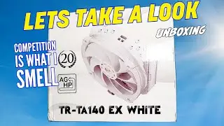 Thermalright TR-TA 140mm White Cpu Cooler Unboxing