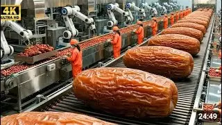 Inside the 250,000 LB Medjool Date Plant &ndash; The HYPNOTIC Shaking of Modern Golden Fruit Production