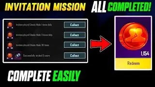 How To Get Invitation Token in BGMI 🔥| Get Material in BGMI Invitation Event | BGMI Invitation Token